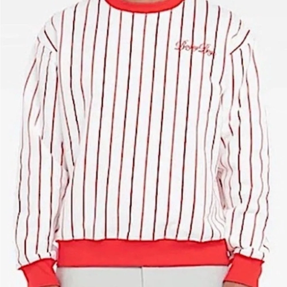 Bogey Boys Men’s Pinstripe Crew Neck sweater. Macklemore‎ Golf Cotton Comfort